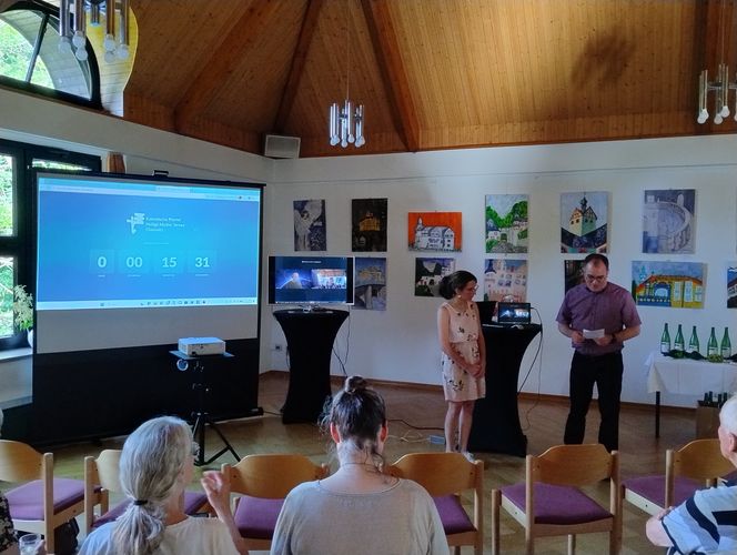 Bilder vom Launch der neuen Homepage 24.6.26