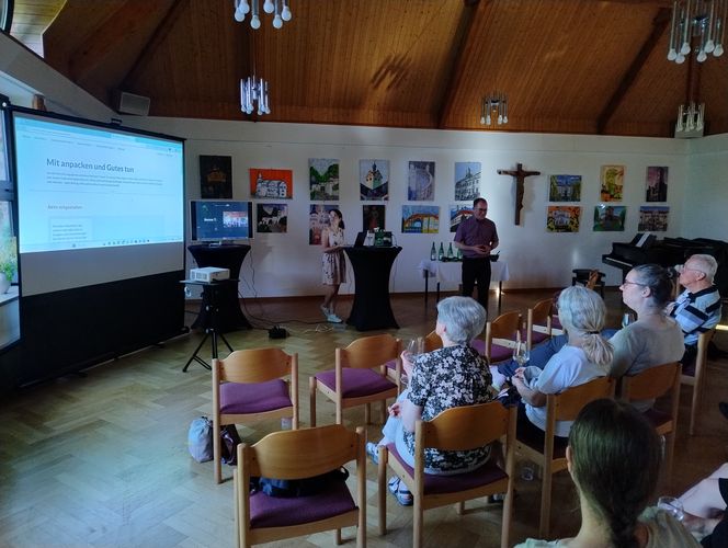 Bilder vom Launch der neuen Homepage 24.6.26
