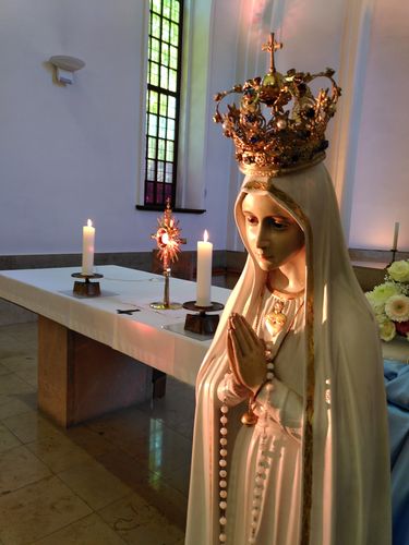 Besuch der Fatima Madonne