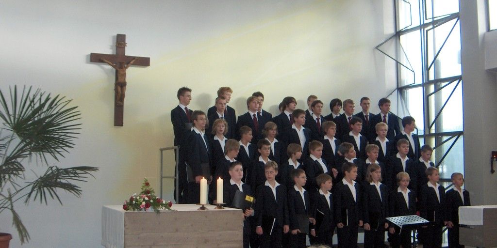 Die Kapellknaben in unserer Kirche