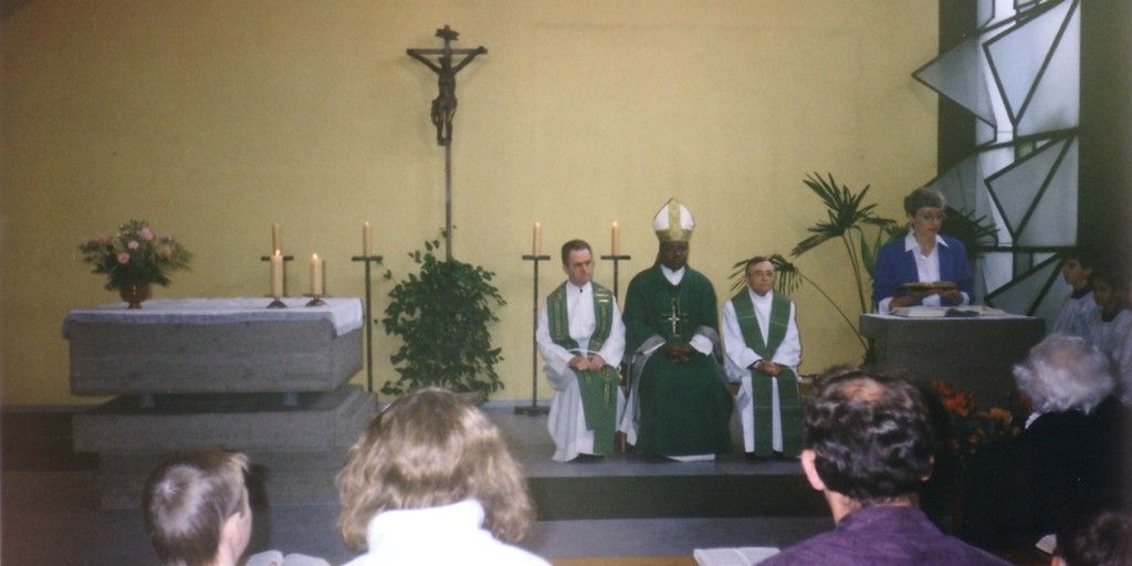 Bischof Dr. Kaigama aus Nigeria in unserer Kirche