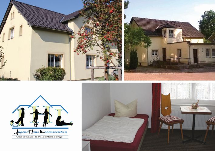 Collage von Bildern des Jugendhaus Lebenszeichen